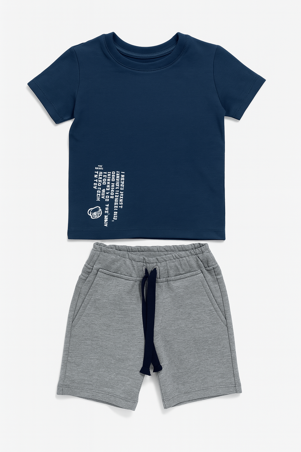 SET INFANTIL CON ESTAMPADO DIVERTIDO AMÉN