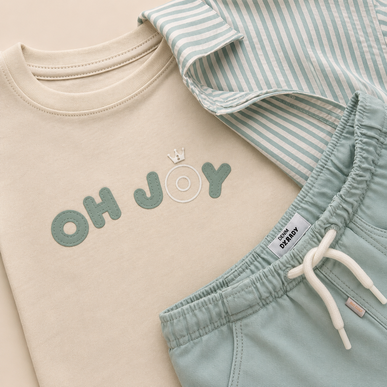 ⭕️ CONJUNTO 3 PIEZAS- JOY BABY - VERDE