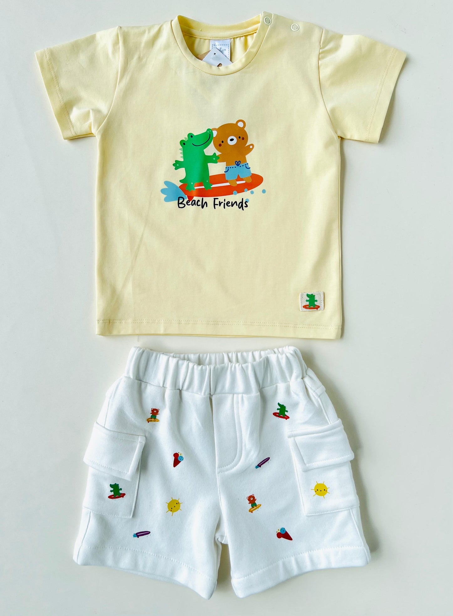 CONJUNTO BEACH FRIEND BEBÉ FELIZ