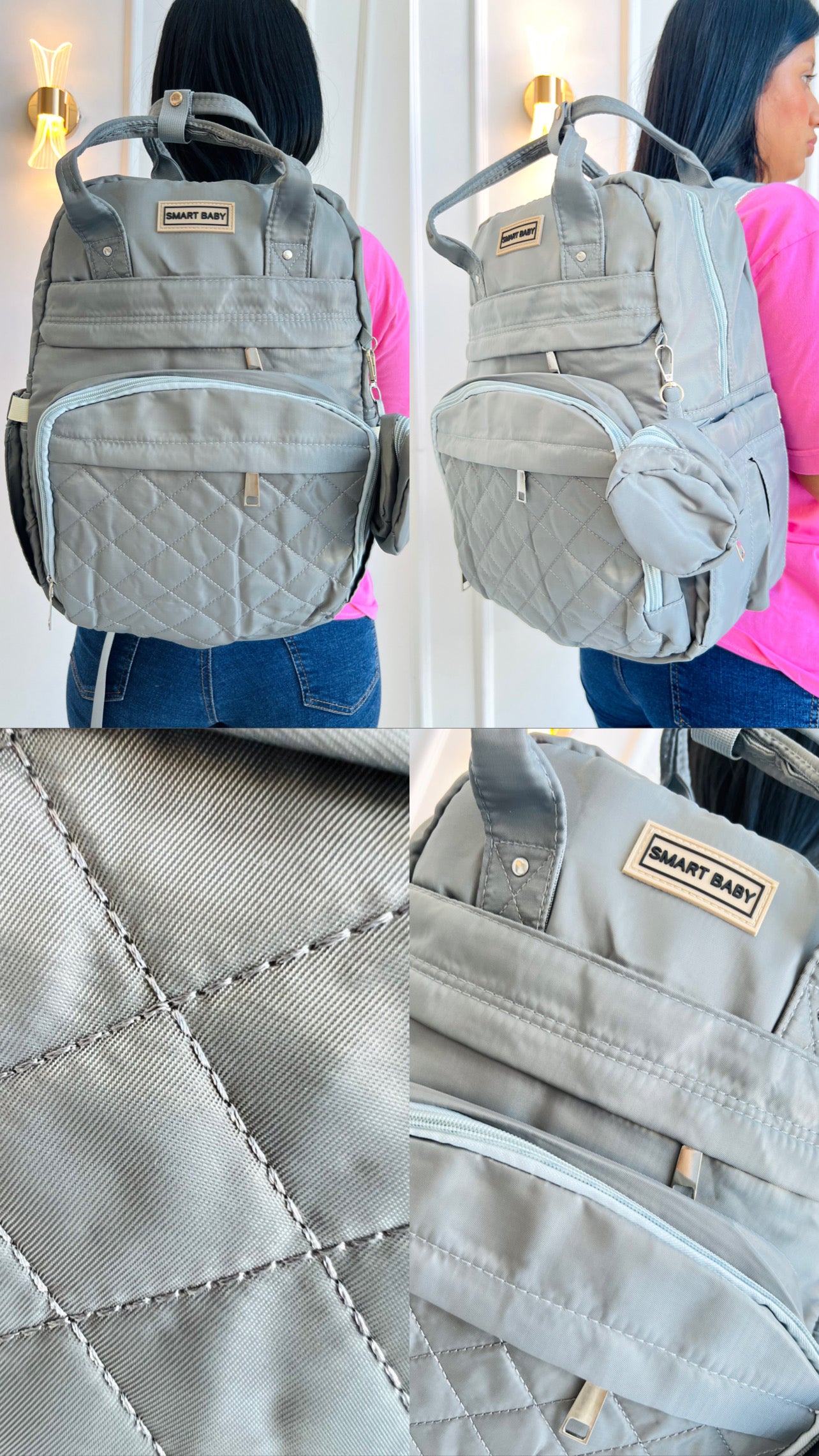 PAÑALERA MOCHILA SMART BABY