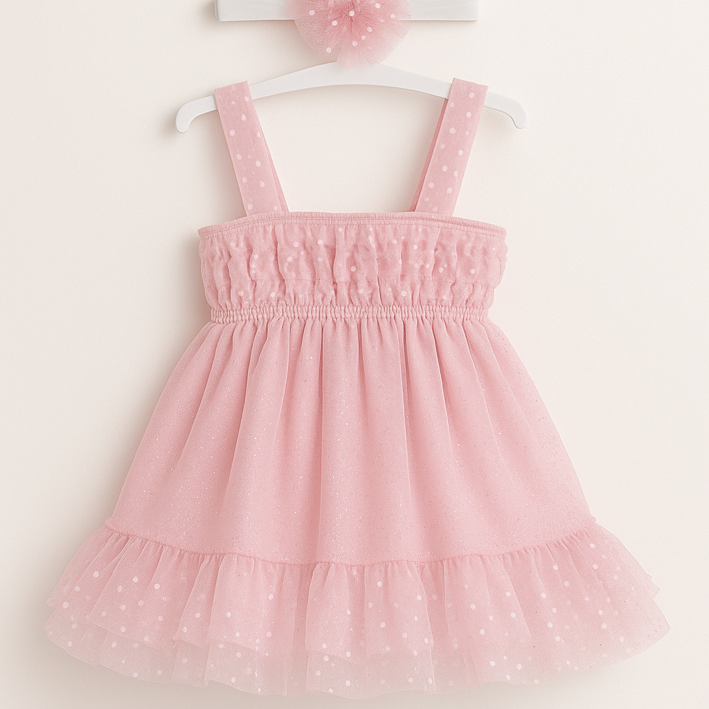 VESTIDO GLITTER CON TUL MARTIN@S