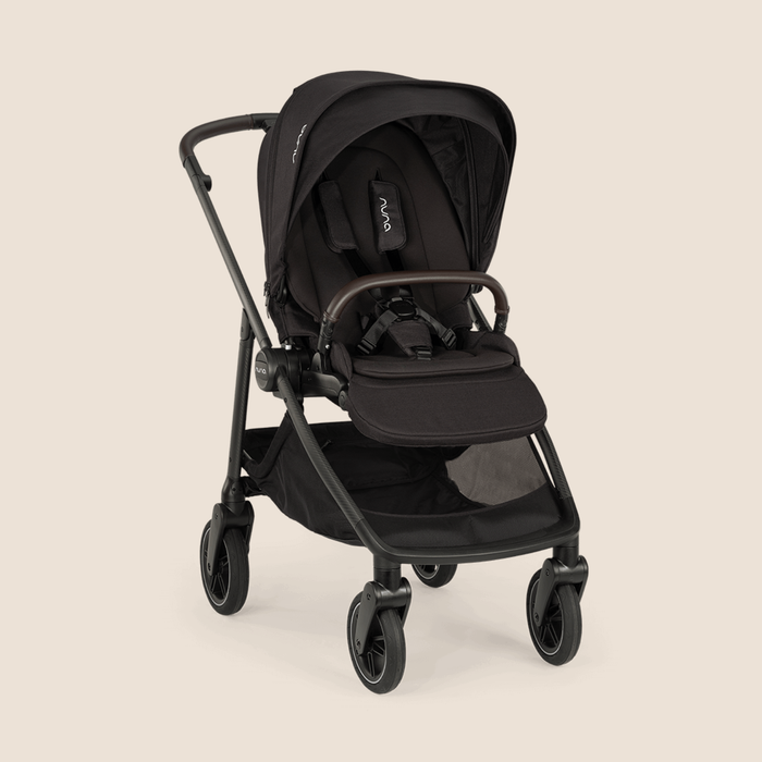 Coche Nuna SWIV Caviar Chocolate – Asiento Reversible y Ligero | Con Detalle Estético