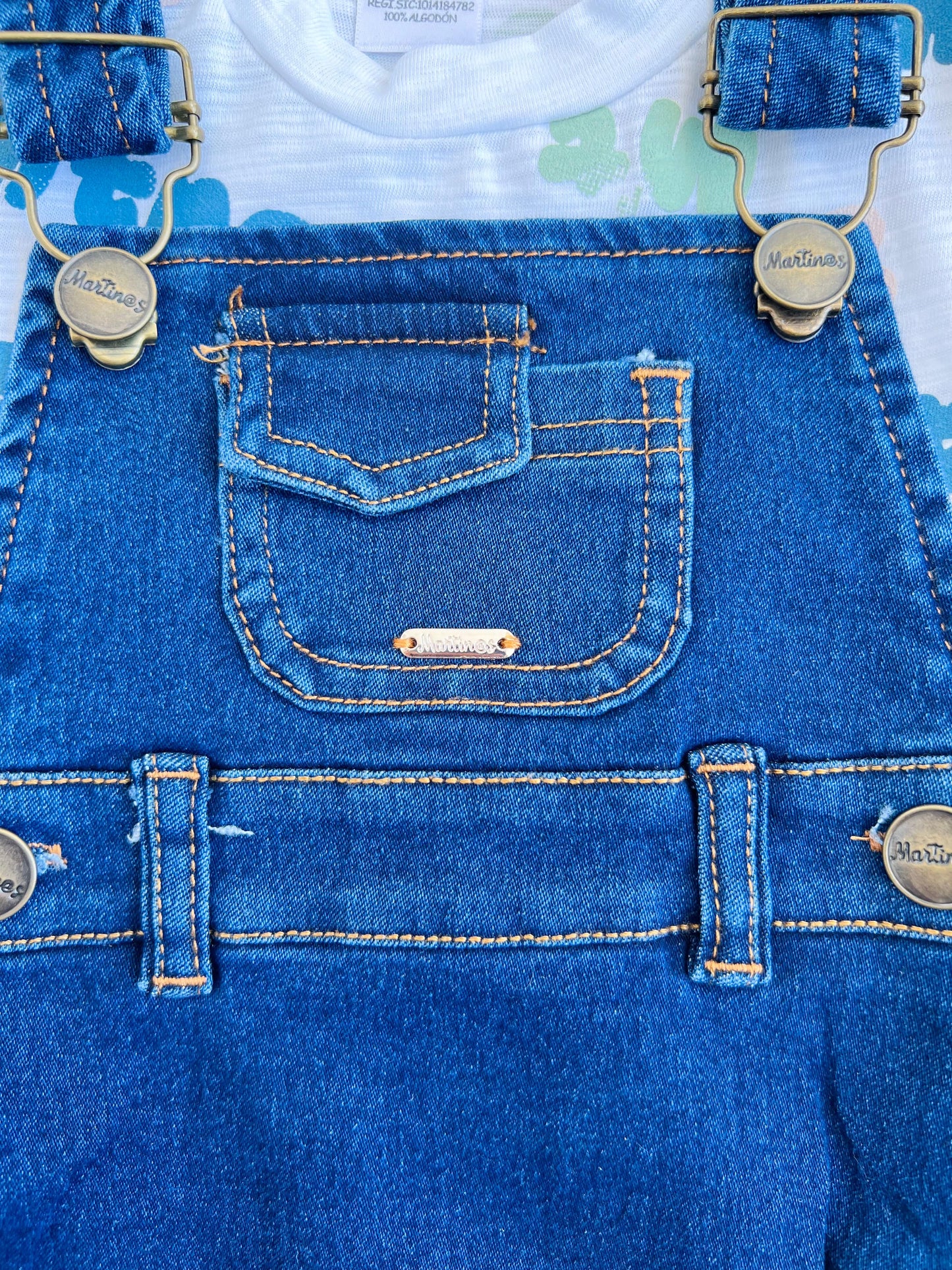 JARDINERA DENIM INFANTIL MARTIN@S
