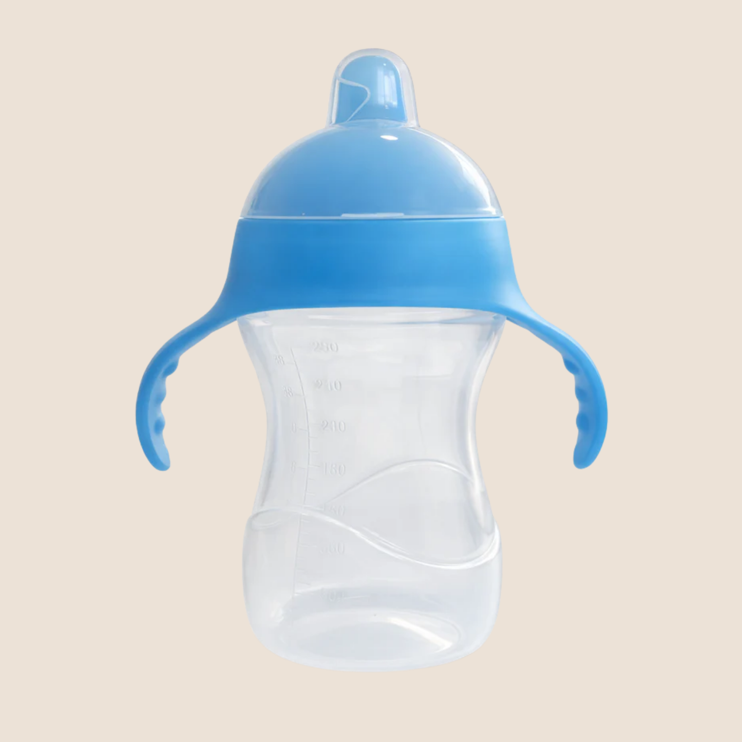 ⭕️VASO ENTRENADOR PARA BEBE CON ASAS - COLOR AZUL CLARO (DETALLE EN TAPA)