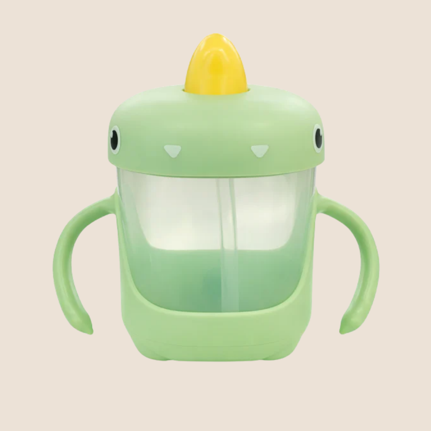 ⭕️VASO ENTRENADOR PARA BEBE CON PITILLO - DISEÑO DINOSAURIO