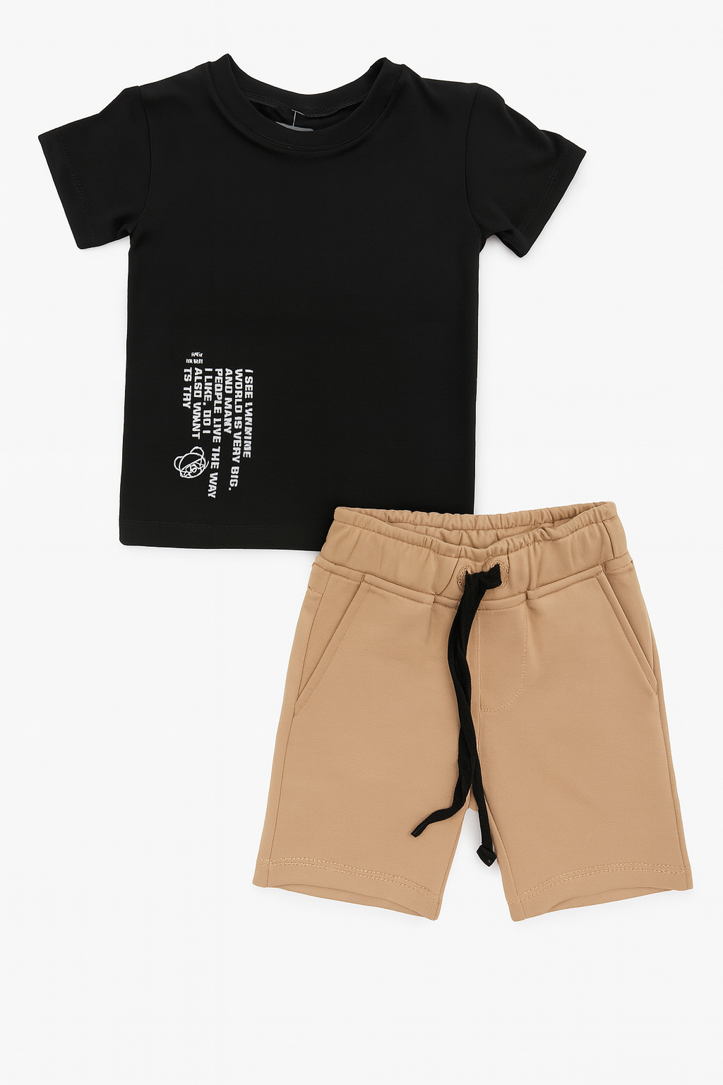 SET INFANTIL CON ESTAMPADO DIVERTIDO AMÉN