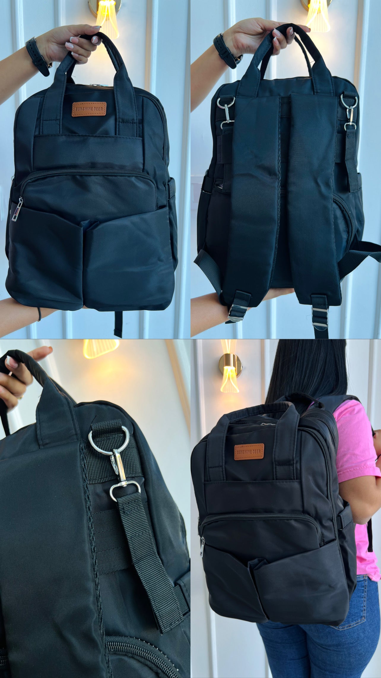 MOCHILA PAÑALERA MULTIFUNCIONAL SUNSHINE DEER