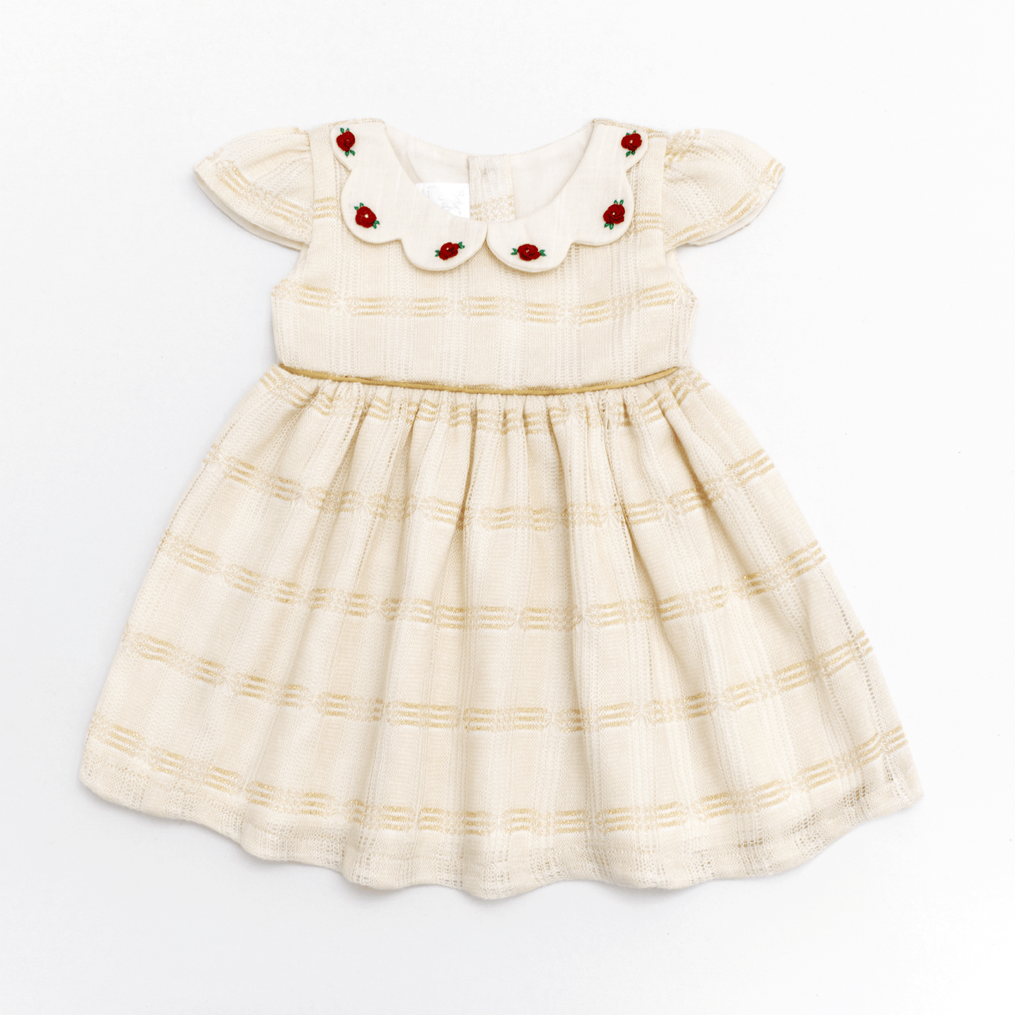 VESTIDO TOQUE FLORAL BEBÉ FELIZ
