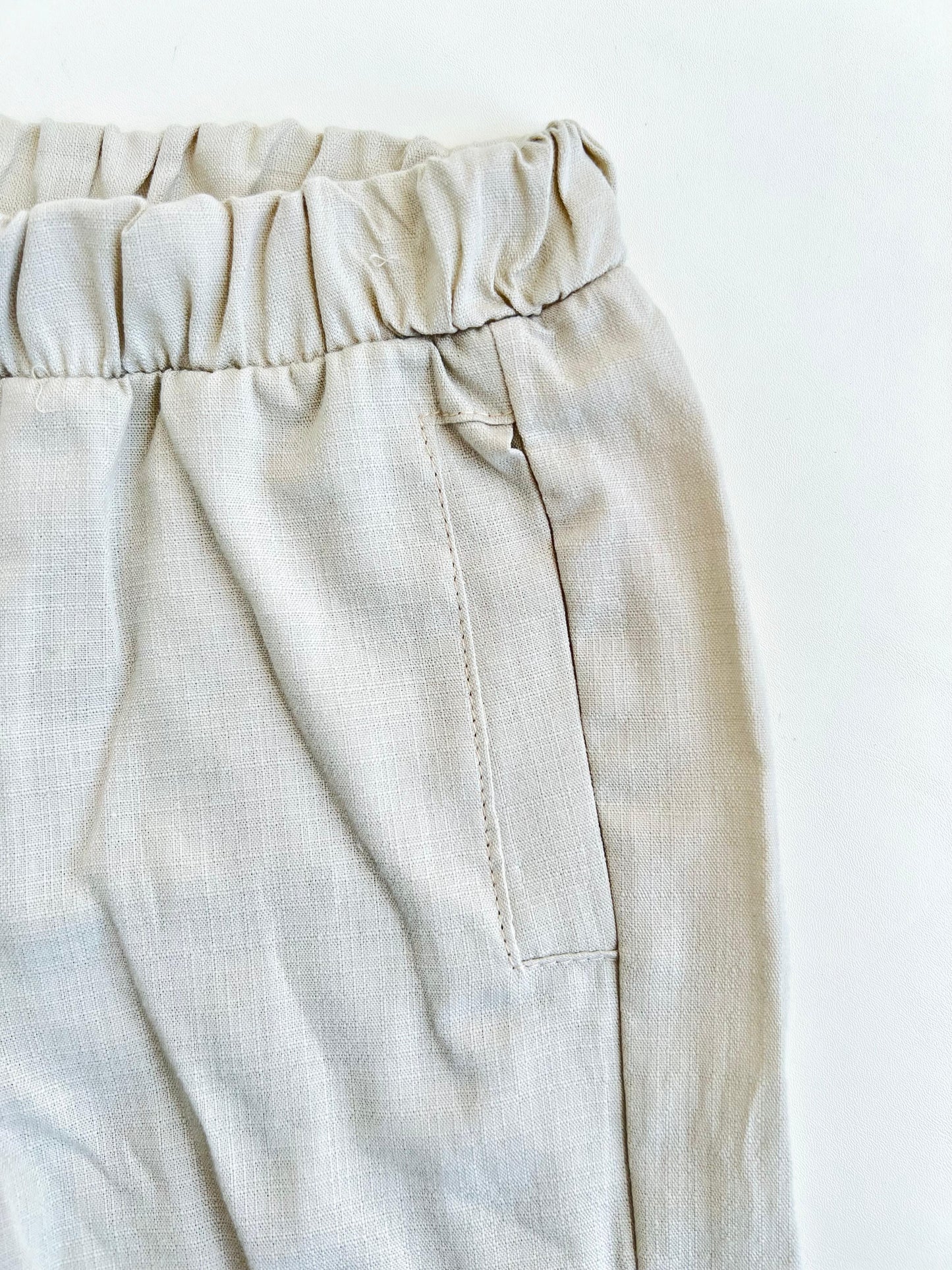 CONJUNTO CEBRITA A RAYAS BEIGE