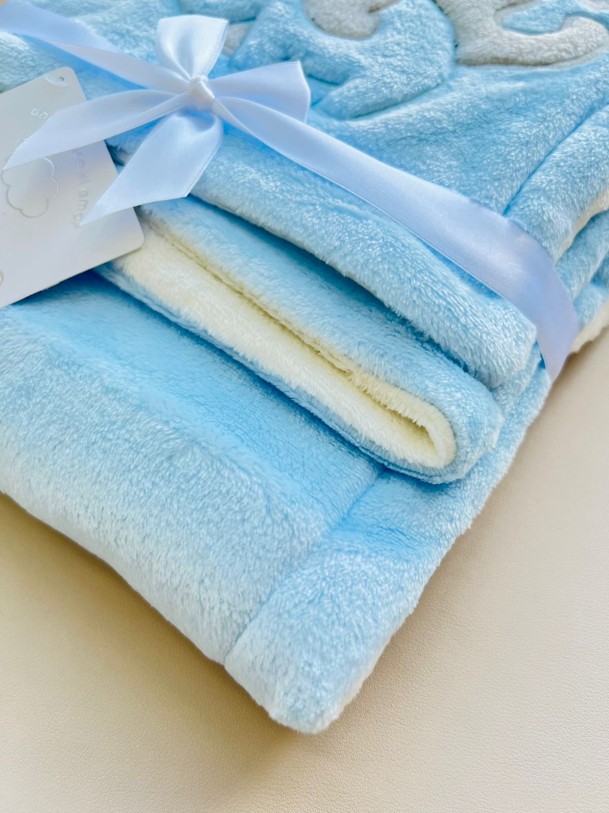 COBIJA DOBLE ACOLCHADA BABY LUNA AZUL ELEFANTES