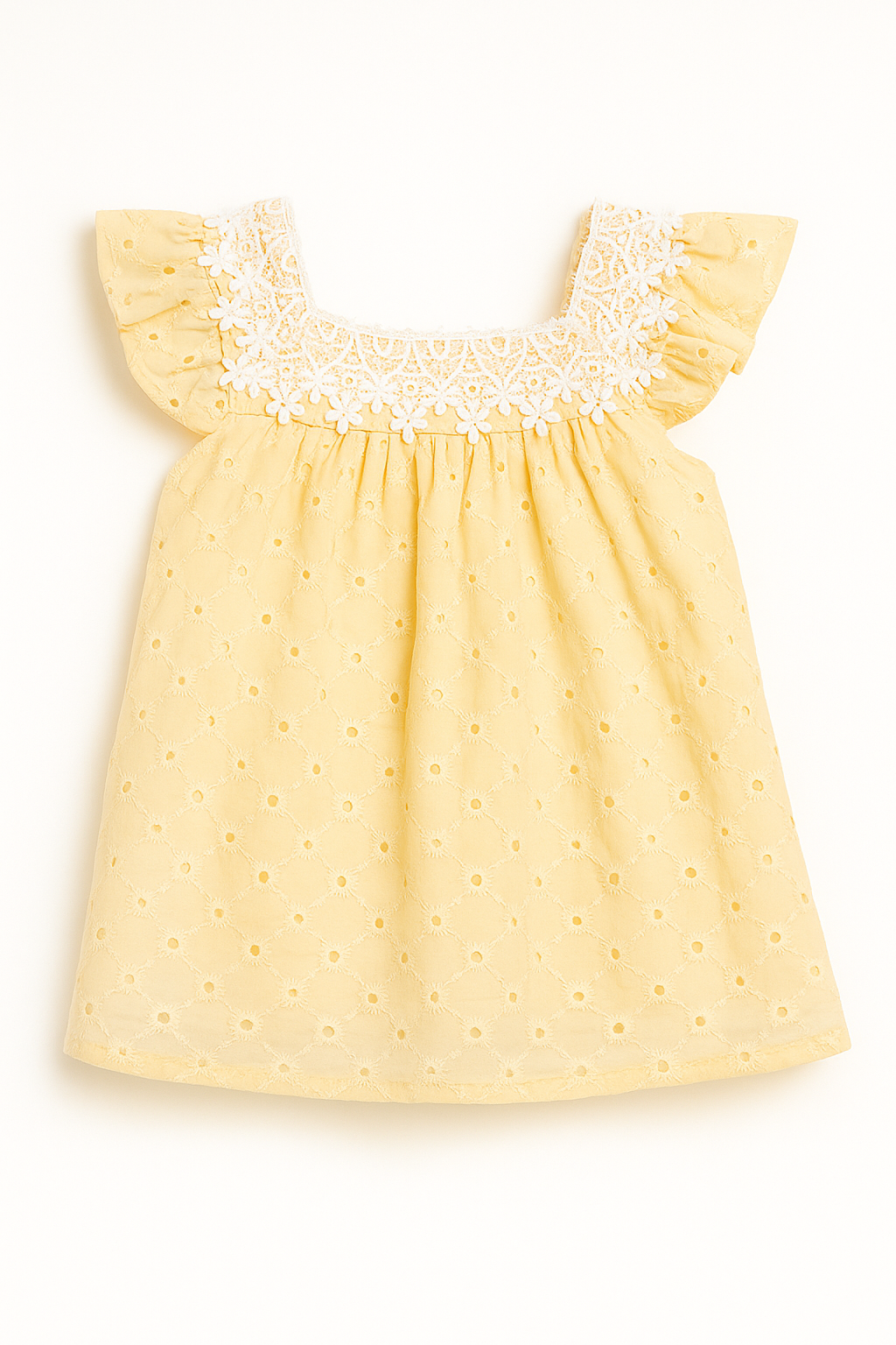 VESTIDO BORDADO PARA BEBÉ MARTIN@S