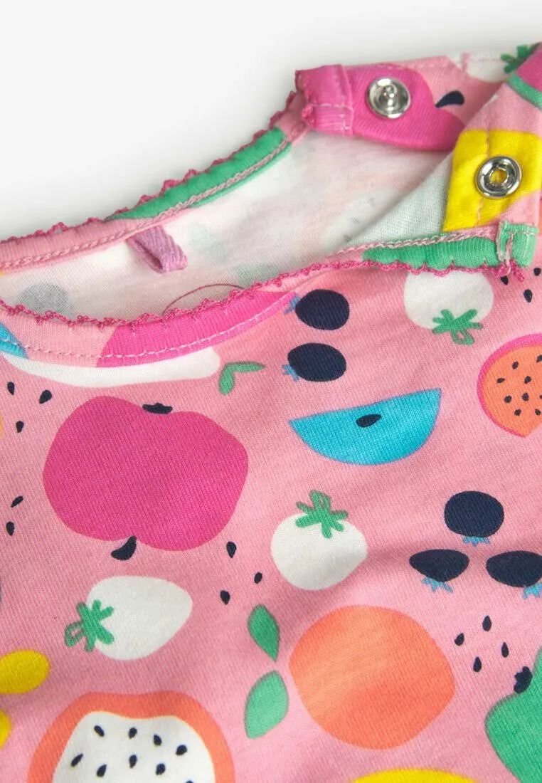 SET VESTIDO Y CAMISETA FRUTAL BOBOLI