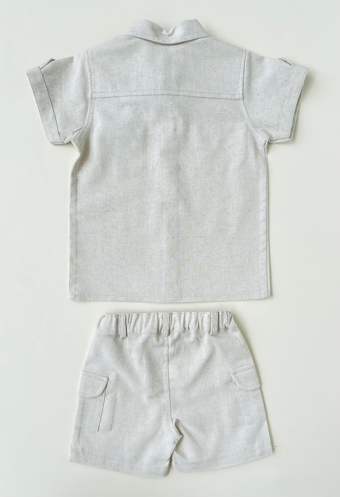 CONJUNTO EN LINO SAFARI BEBÉ FELIZ
