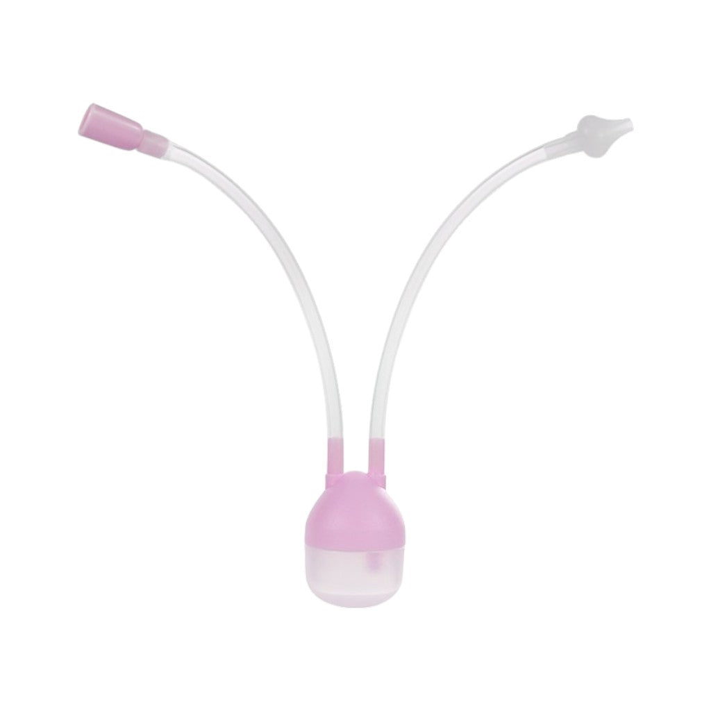 ASPIRADOR NASAL MANUAL CON SISTEMA DE SUCCION POR TUBO - ROSADO