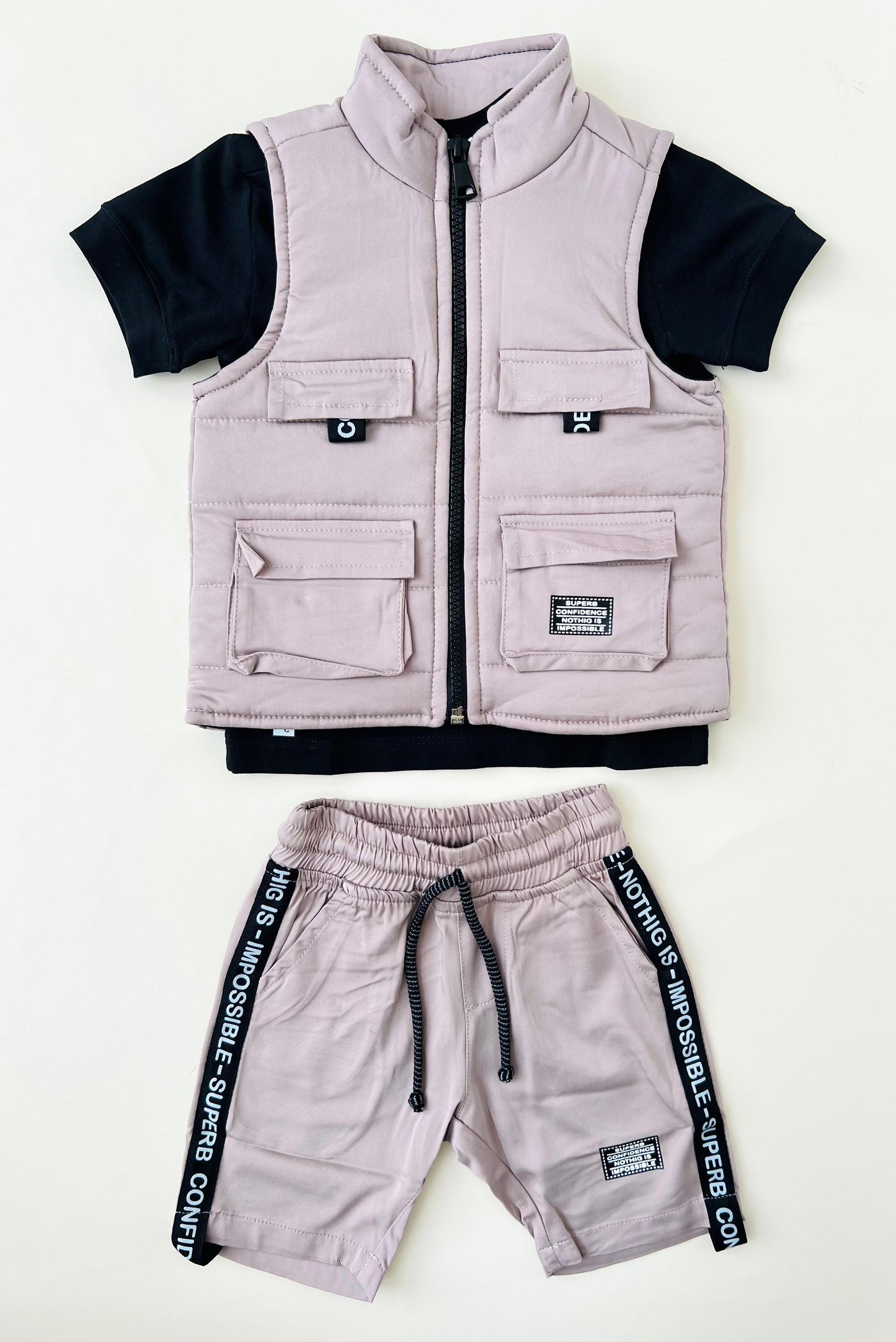 CONJUNTO URBANO 3 PIEZAS CON CHALECO