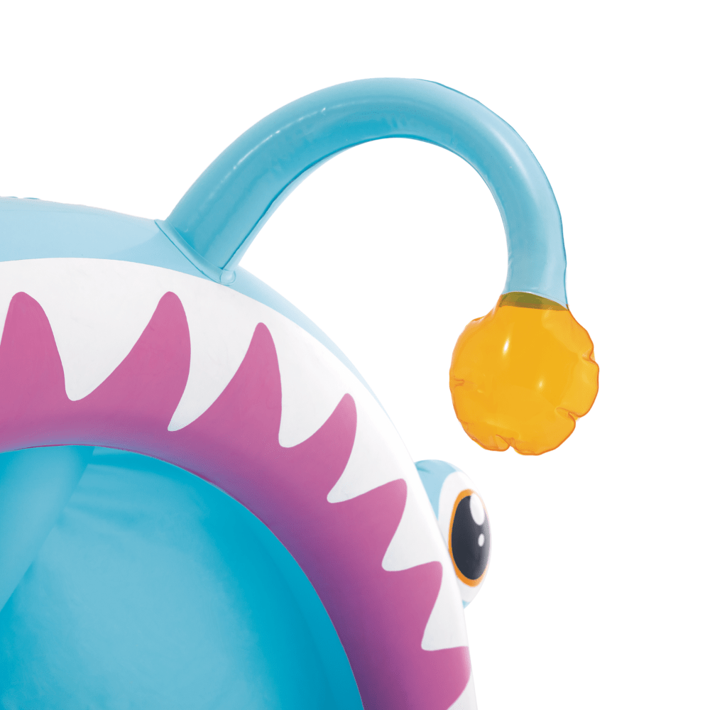 PISCINA INFLABLE PEZ LINTERNA 127X102CM