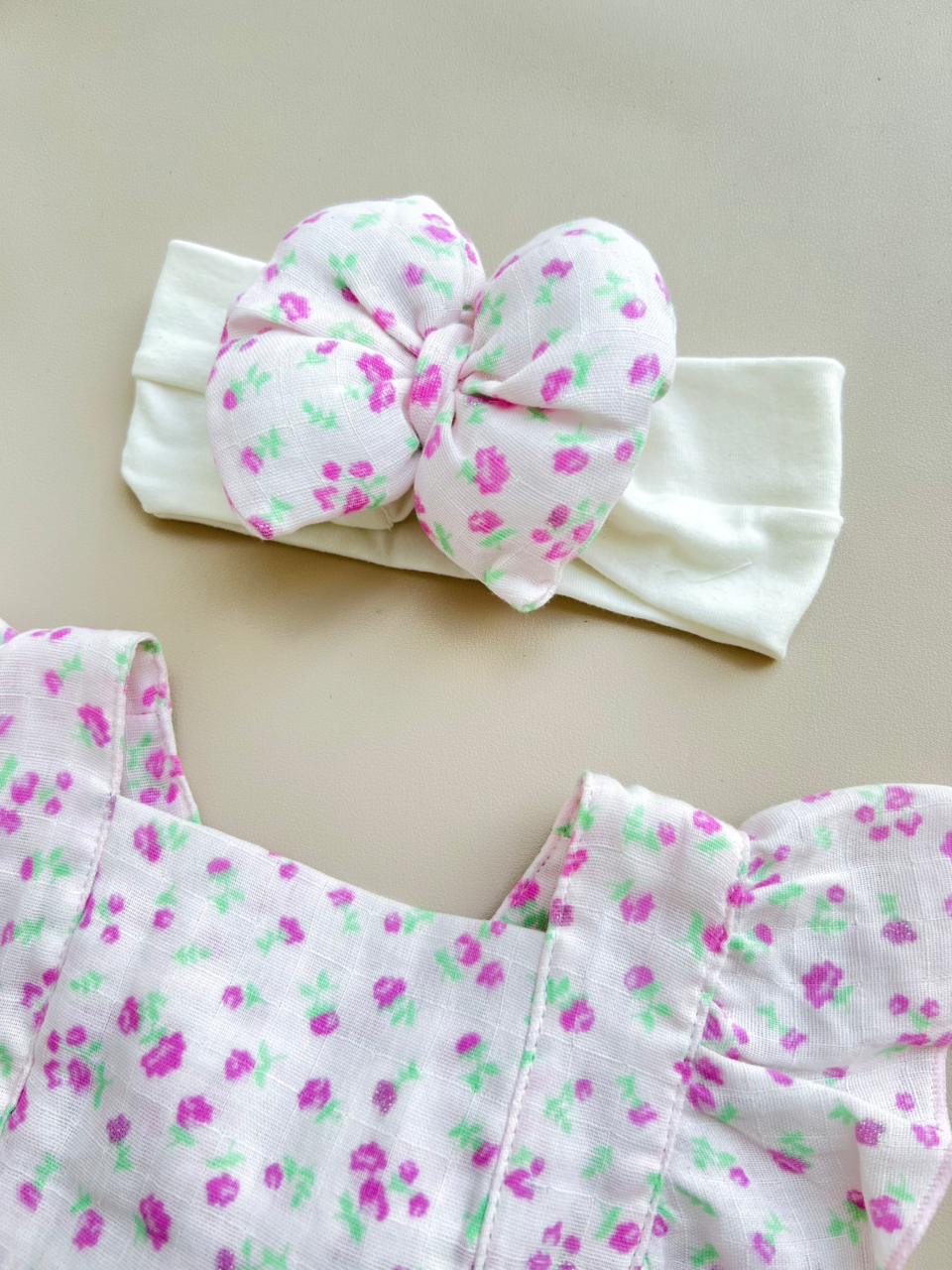 ASOLEADOR FLORAL CON CINTILLO