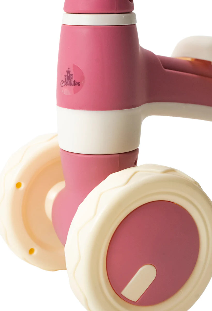 TRICICLO DE APRENDIZAJE INFANTIL BABY ROSADO