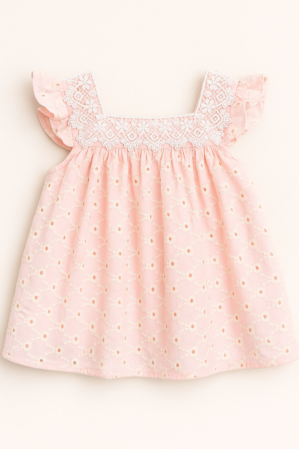 VESTIDO BORDADO PARA BEBÉ MARTIN@S