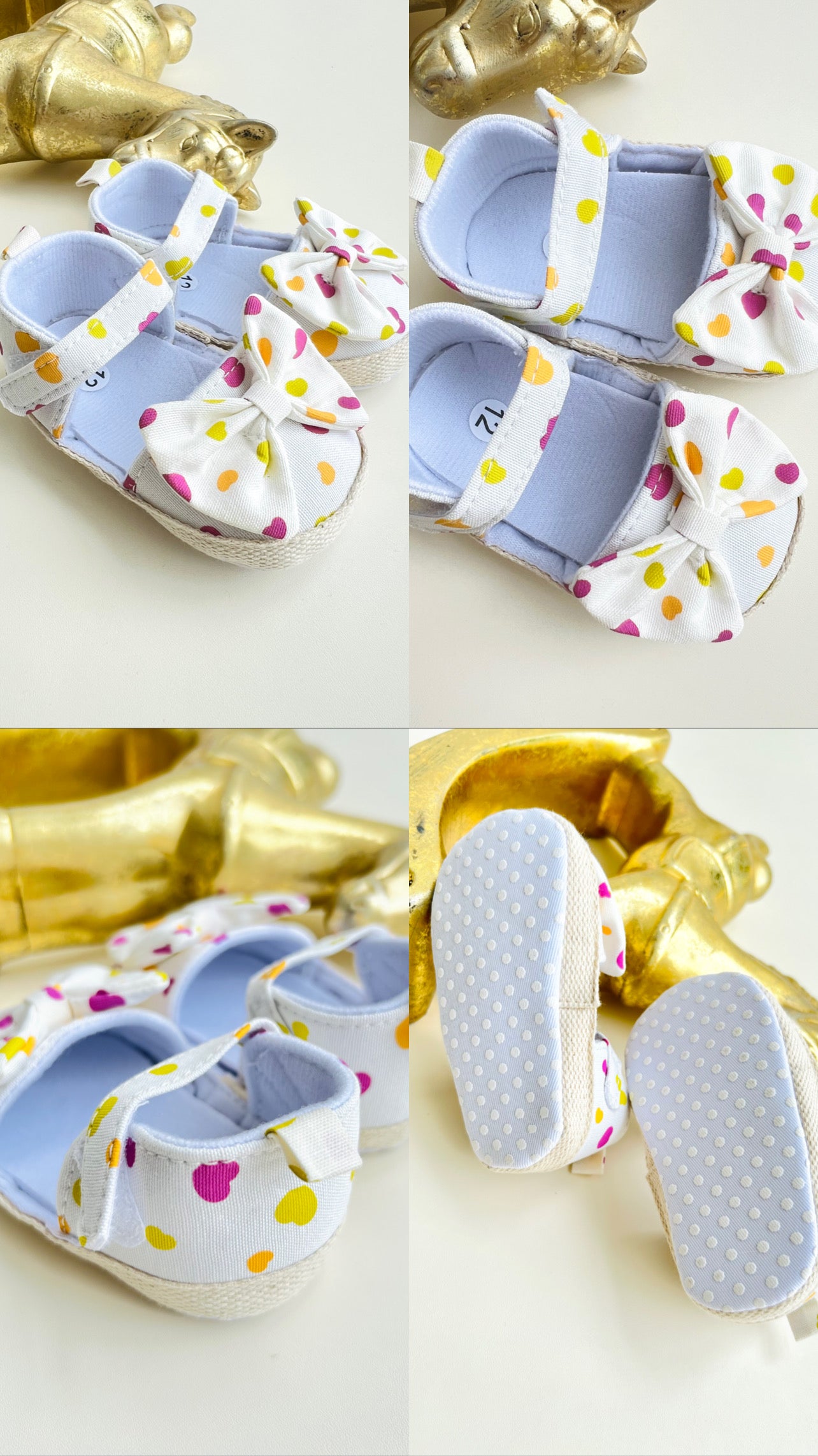 SANDALIAS BEBÉ ESTAMPADOS CORAZONES