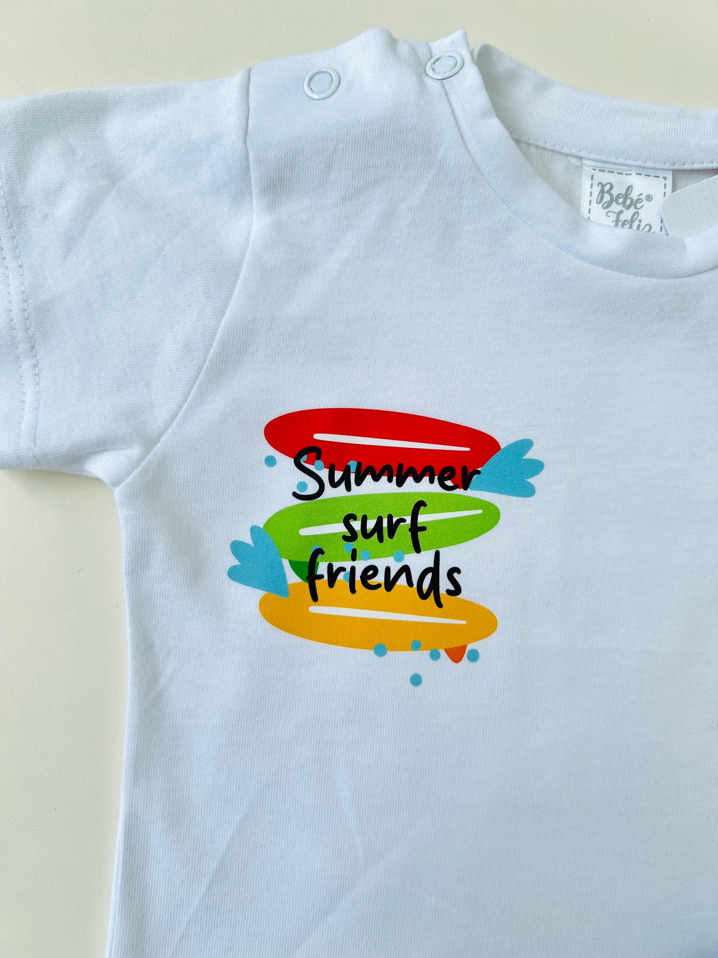 CONJUNTO SUMMER SURF FRIENDS BEBÉ FELIZ