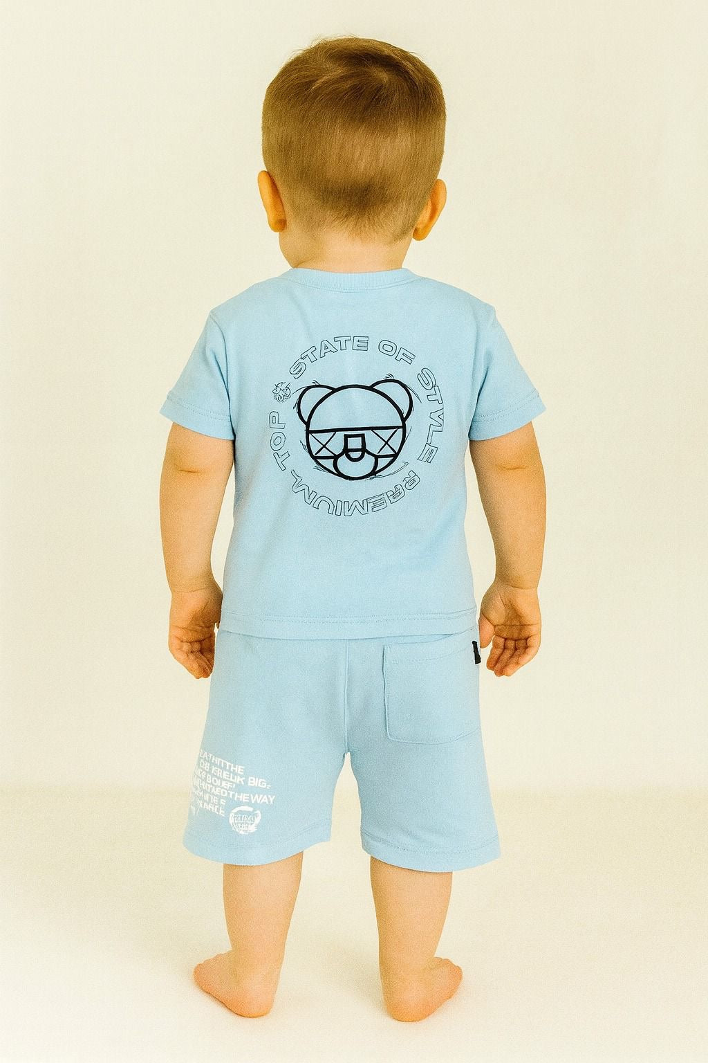 SET INFANTIL CON ESTAMPADO DIVERTIDO AMÉN