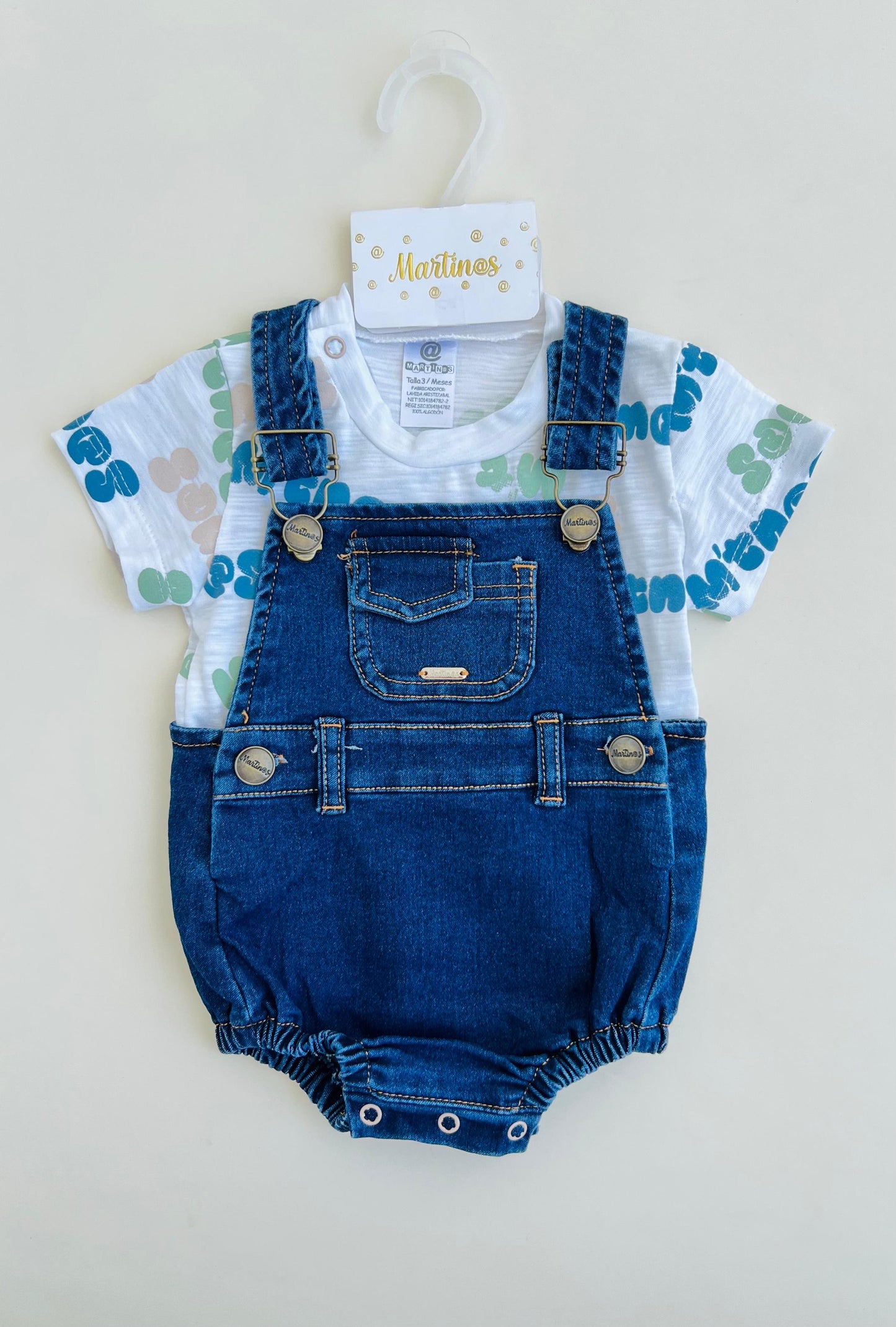 JARDINERA DENIM INFANTIL MARTIN@S