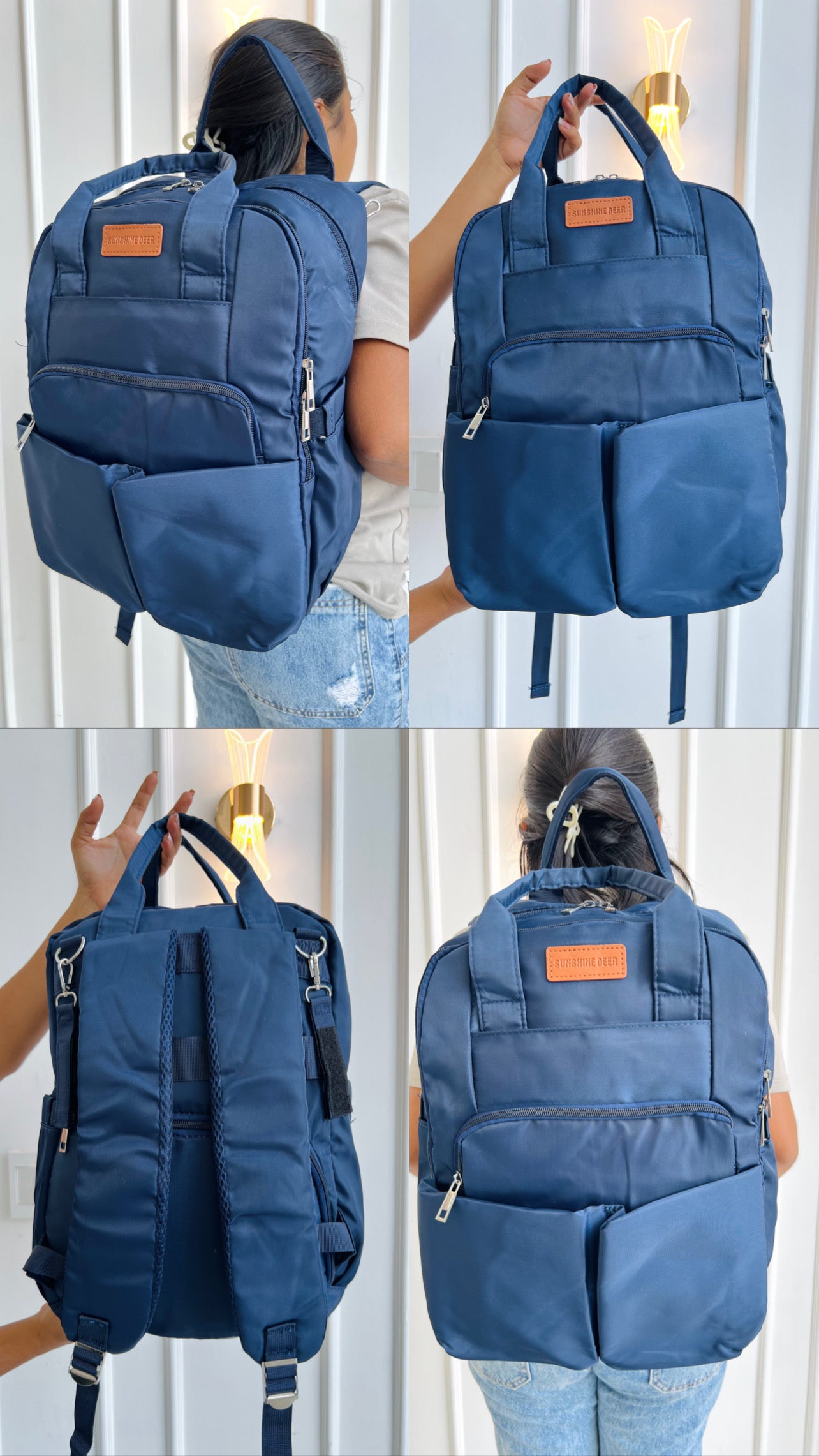 MOCHILA PAÑALERA MULTIFUNCIONAL SUNSHINE DEER