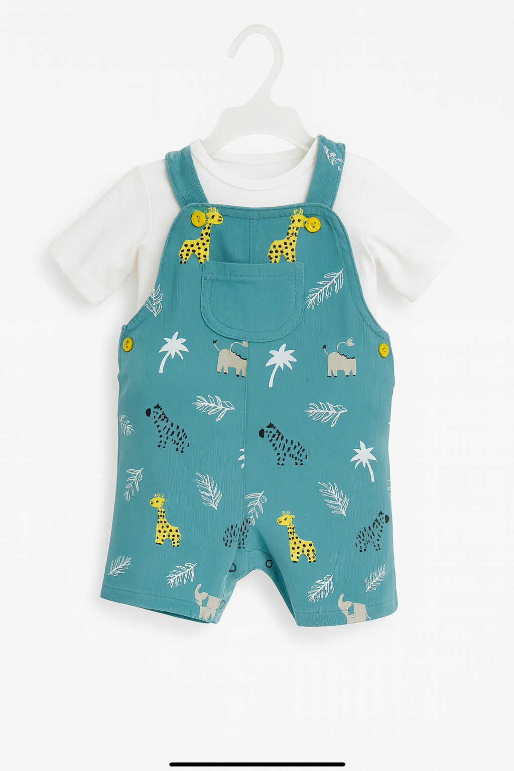 Conjunto 2 piezas Overol Estampado
