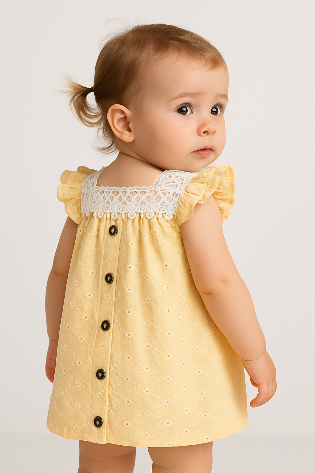 VESTIDO BORDADO PARA BEBÉ MARTIN@S