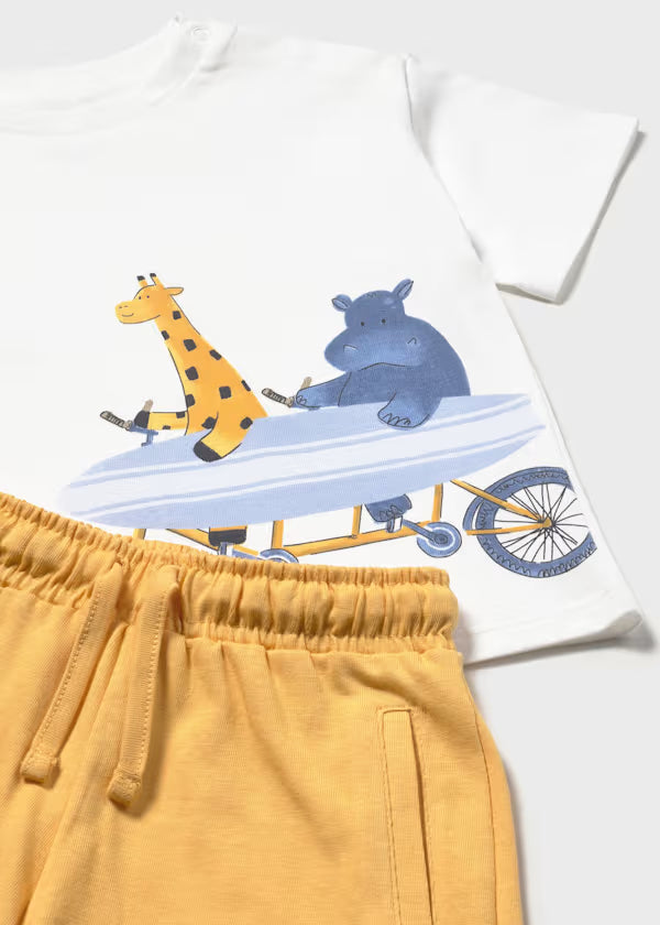 CONJUNTO PUNTO PANTALON Y CAMISA SURF BEBE MAYORAL