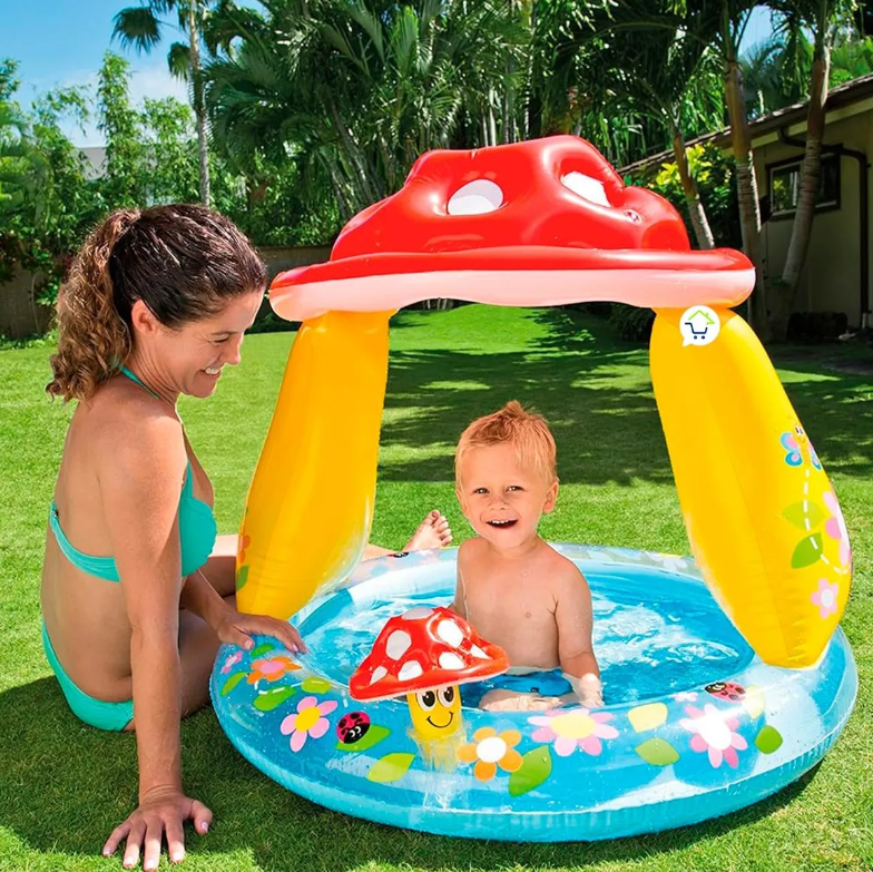 PISCINA INFLABLE DE HONGO PARA BEBÉS