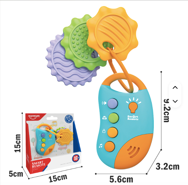 SONAJERO RASCAENCIAS INFANTIL MUSICAL CON LUCES - HUANGER