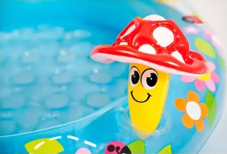 PISCINA INFLABLE DE HONGO PARA BEBÉS