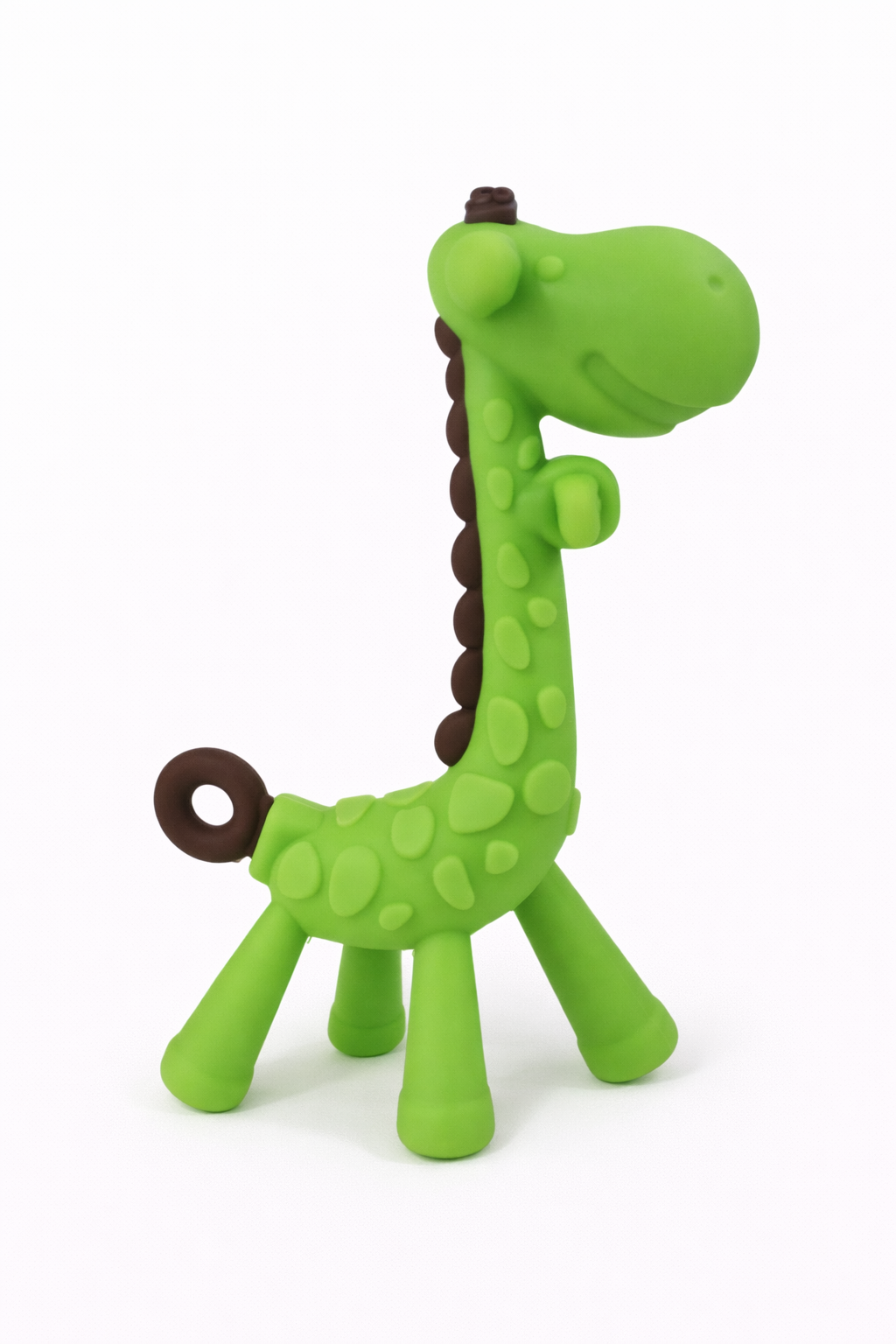 RASCAENCIAS EN SILICONA DISEÑO JIRAFITA - VERDE