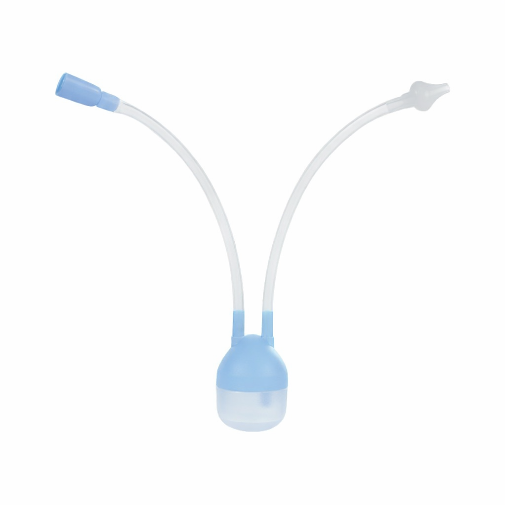 ASPIRADOR NASAL MANUAL CON SISTEMA DE SUCCION POR TUBO - AZUL