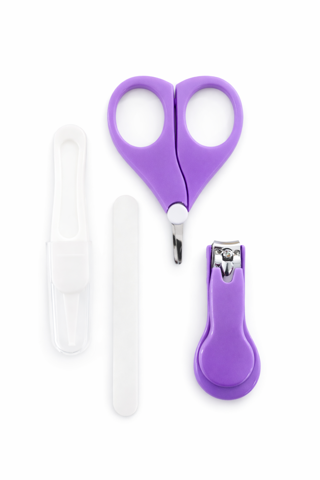 SET DE MANICURE PARA BEBÉ - MORADO