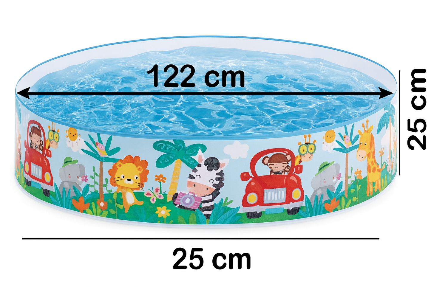 PISCINA INFANTIL RIGIDA ANIMALES