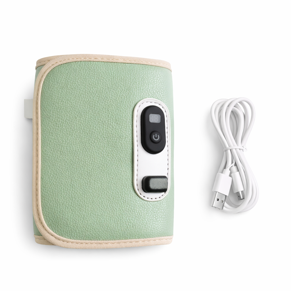 CALENTADOR PORTATIL DE BIBERONES USB - VERDE