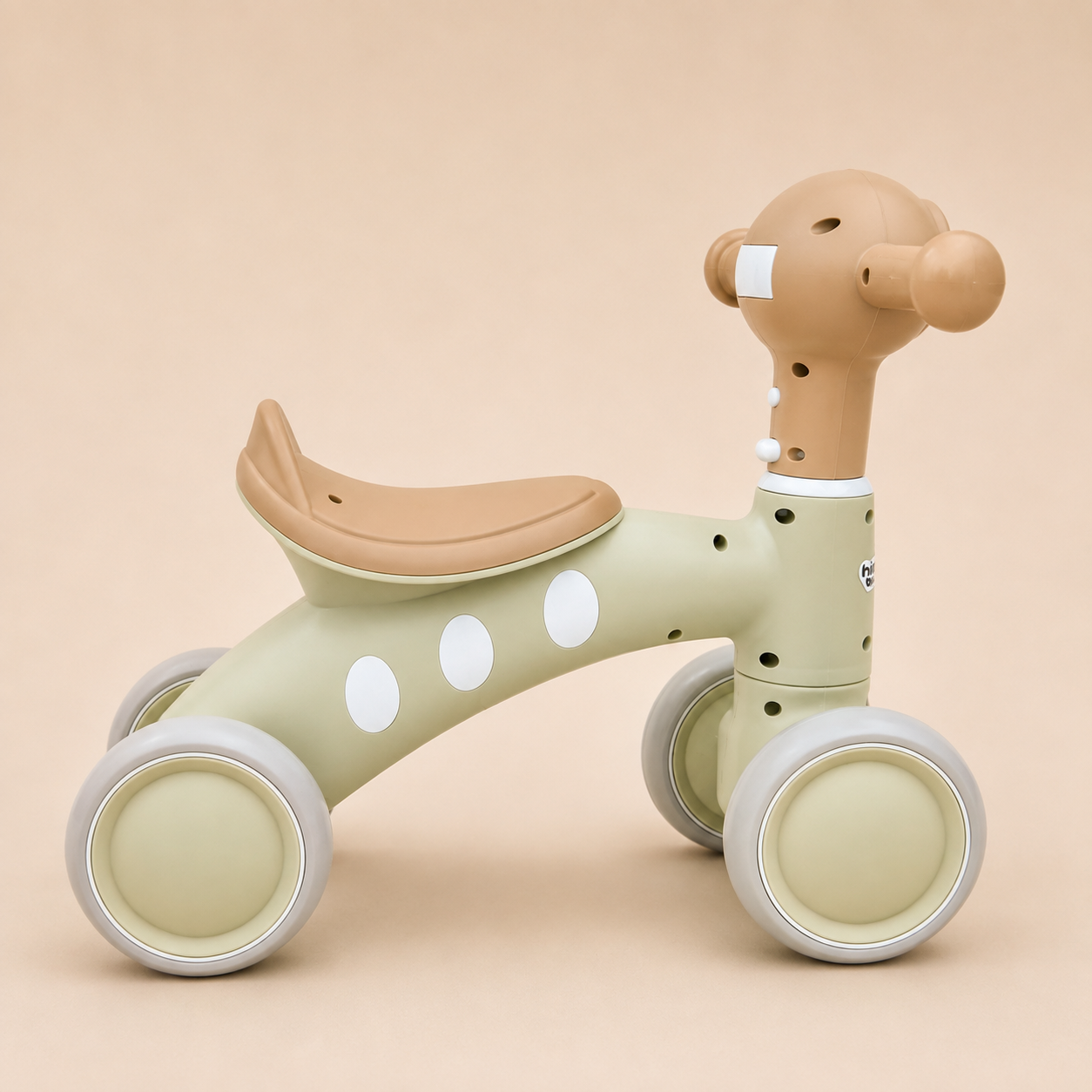 Triciclo Bebé 4 Ruedas Verde Menta | Sin Pedales 1-3 Años | Mara Baby