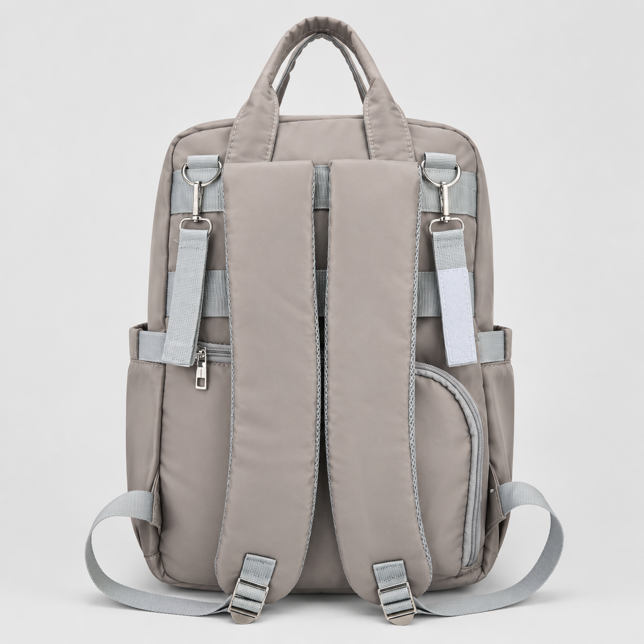⚪MOCHILA PAÑALERA MULTIFUNCIONAL SUNSHINE DEER GRIS