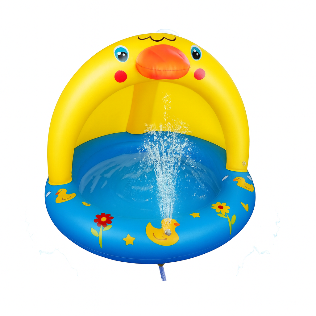 PISCINA INFLABLE DE PATO PARA BEBÉS