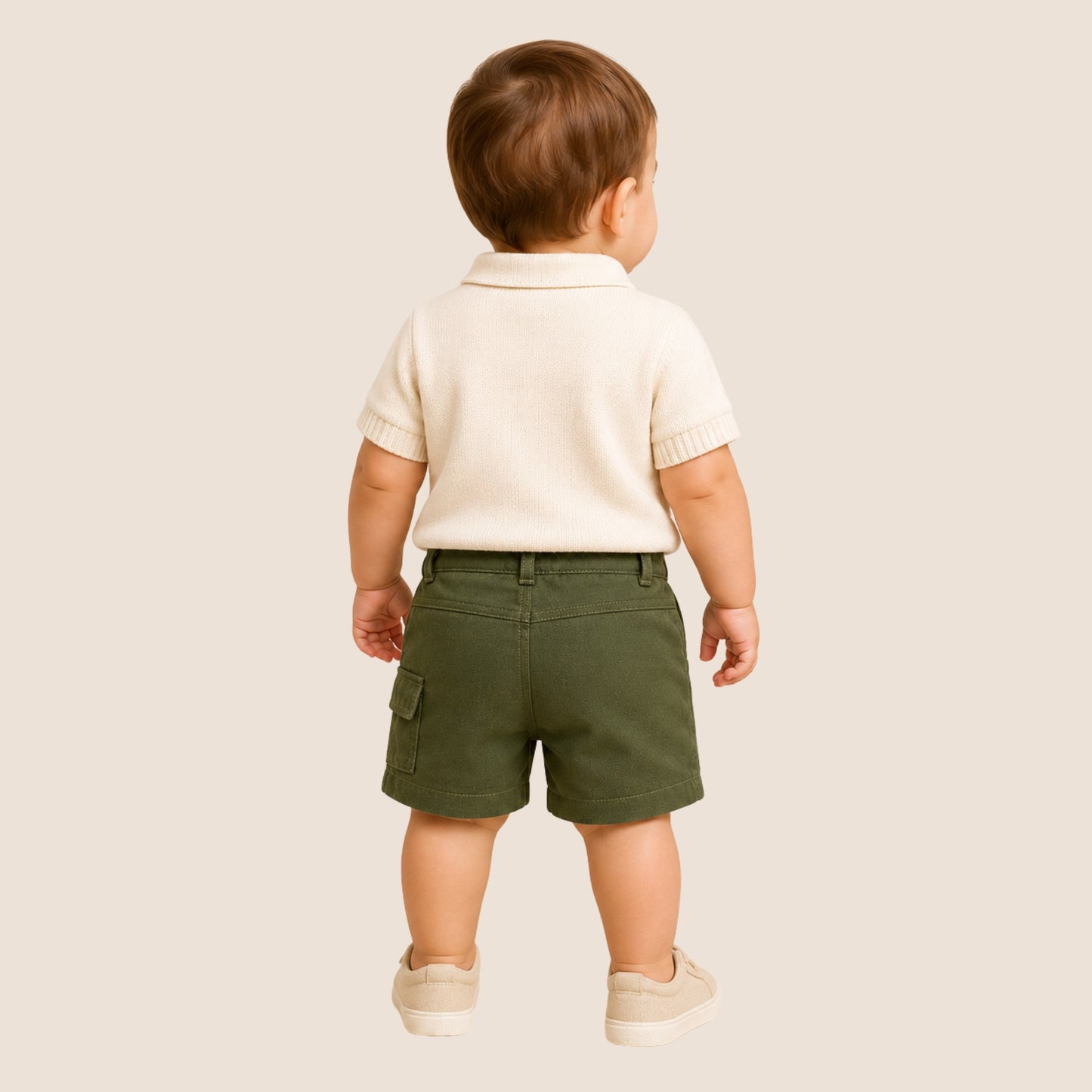 SET SHORT Y CAMISA TEJIDA TIPO POLO