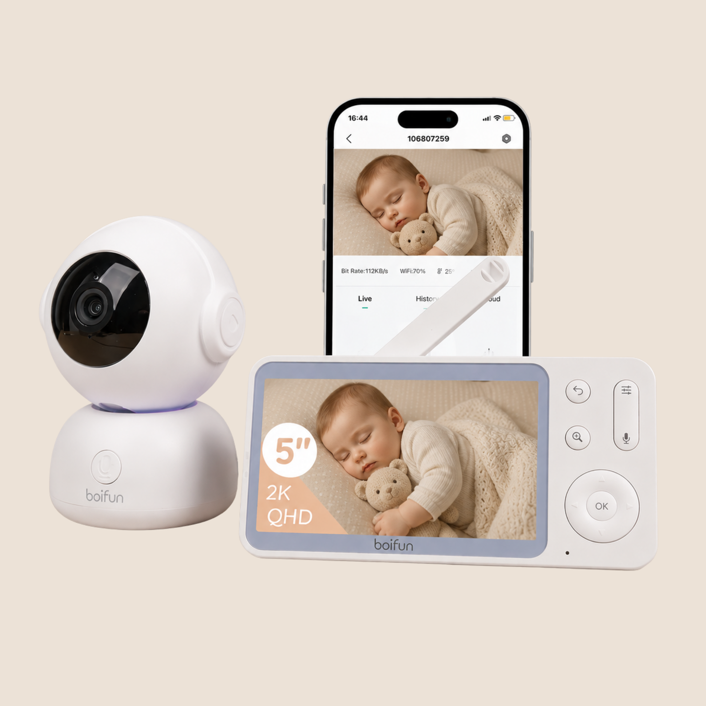 MONITOR DE BEBΓ BABY 2TM