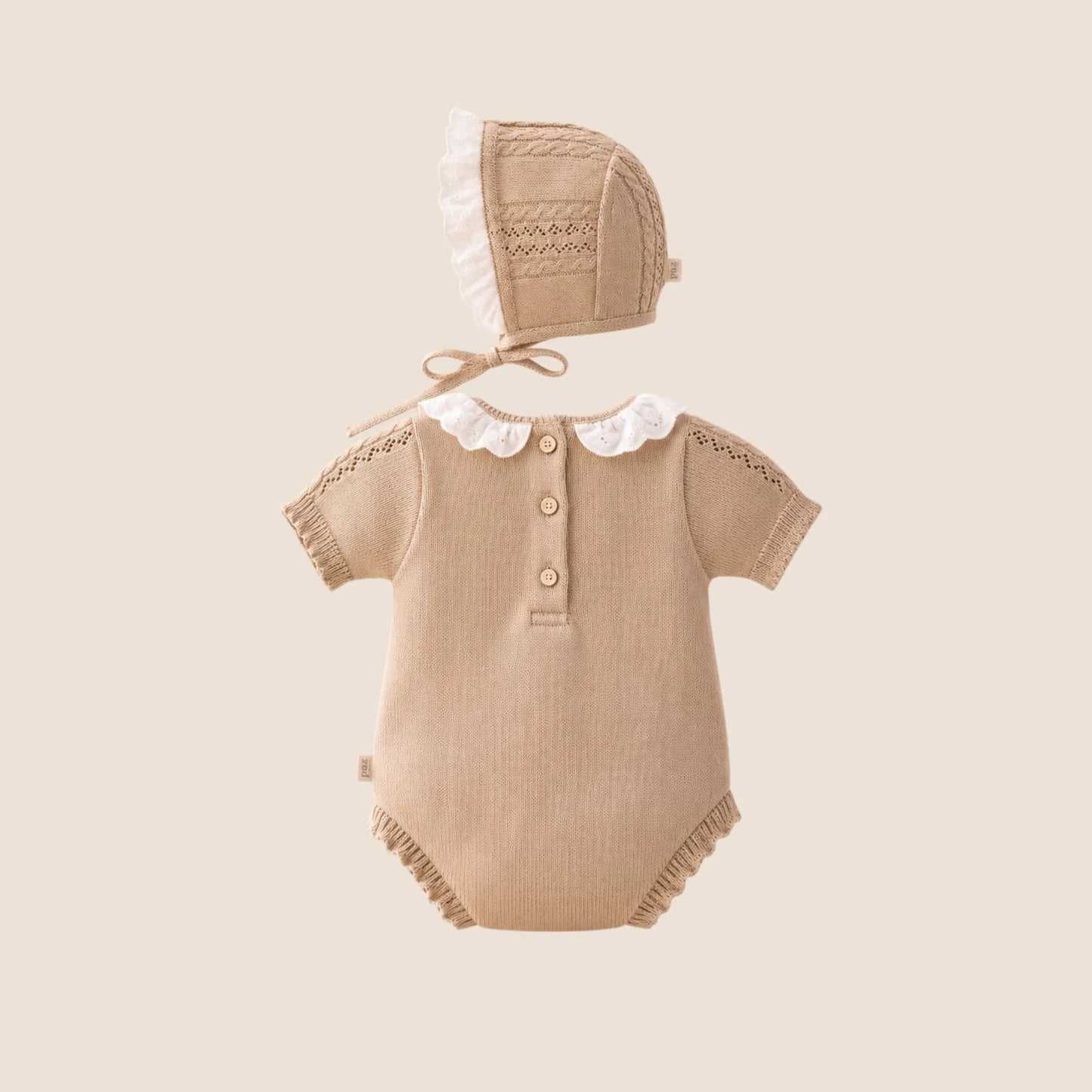 ENTERIZO PRINCESS- BEBΓ FELIZ BEIGE
