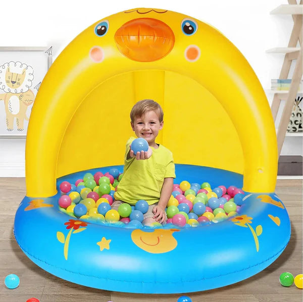 PISCINA INFLABLE DE PATO PARA BEBÉS