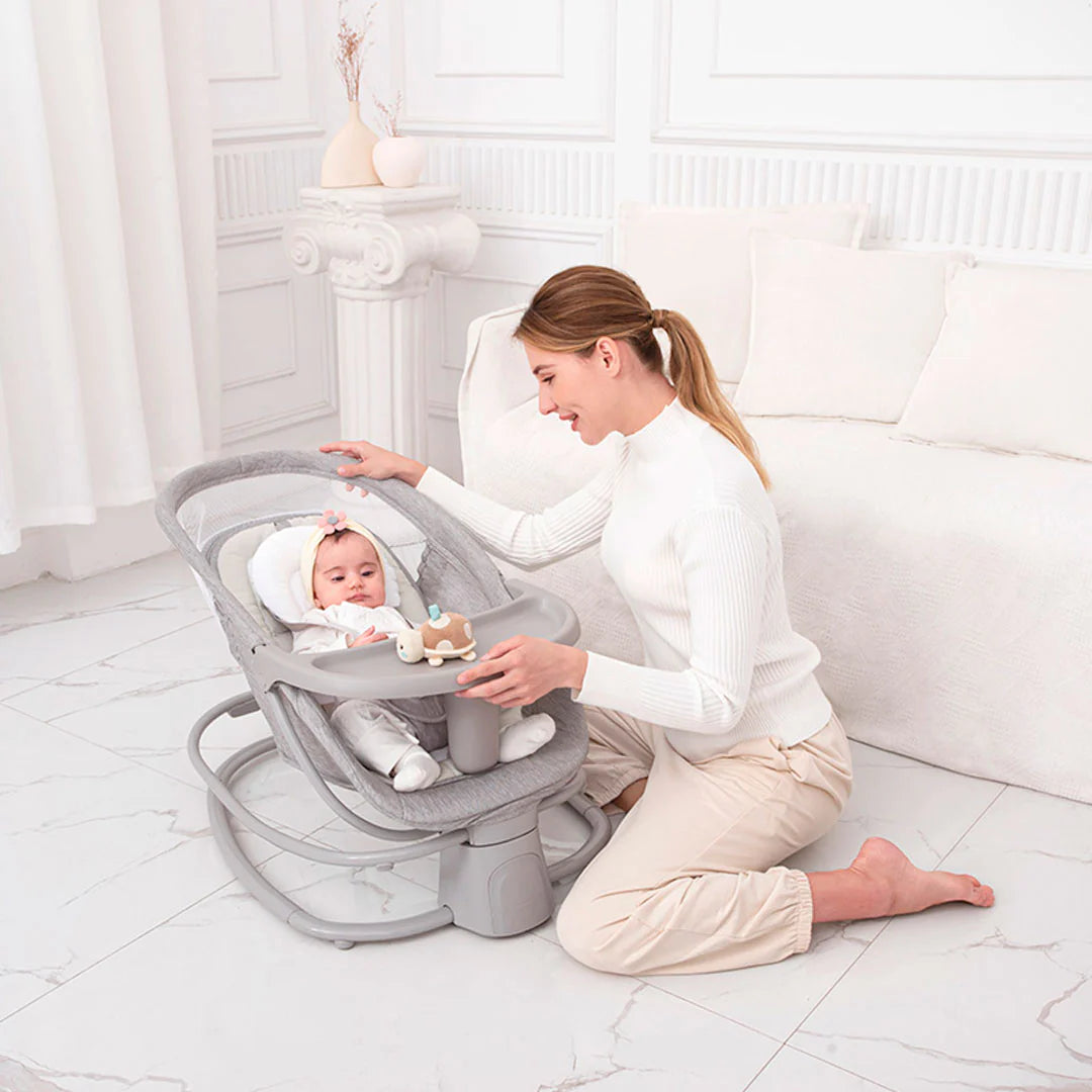 SILLA MECEDORA ELECTRICA MULTIFUNCIONAL MASTELA - GRIS OSCURO