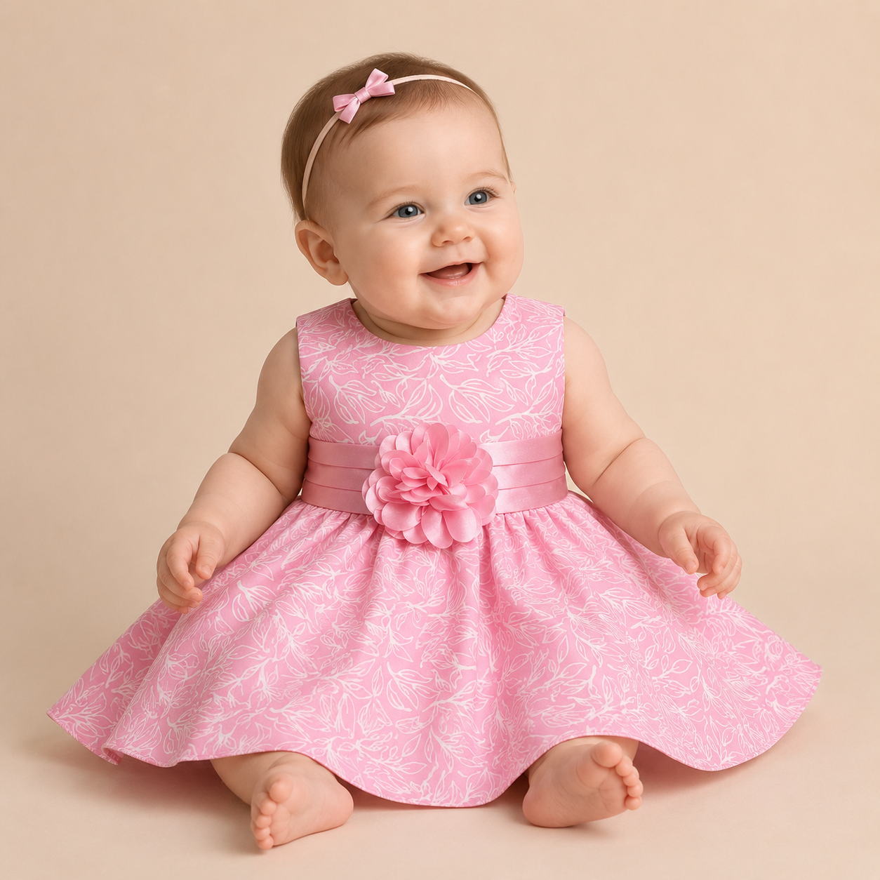 ⭕️ VESTIDO MAJO ROSA|MARA BABY