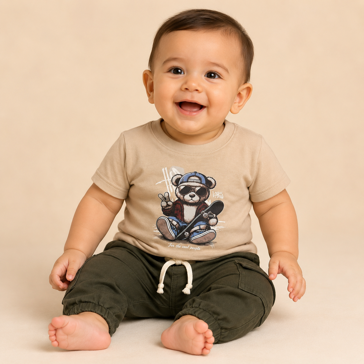⭕️ CONJUNTO OSO BEIGE |MARA BABY