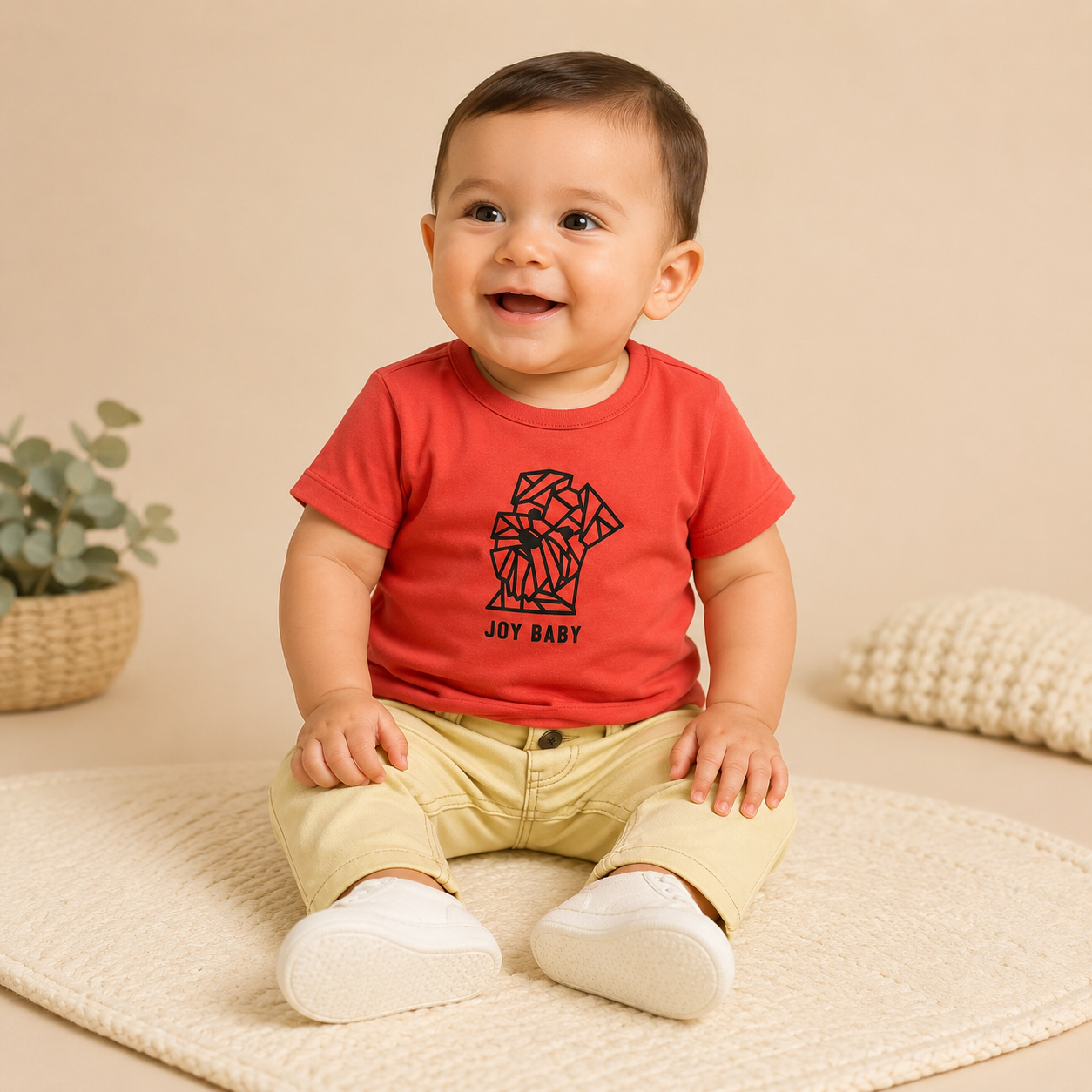 ⭕️ CONJUNTO 2 PIEZAS DOG NARANJA|MARA BABY